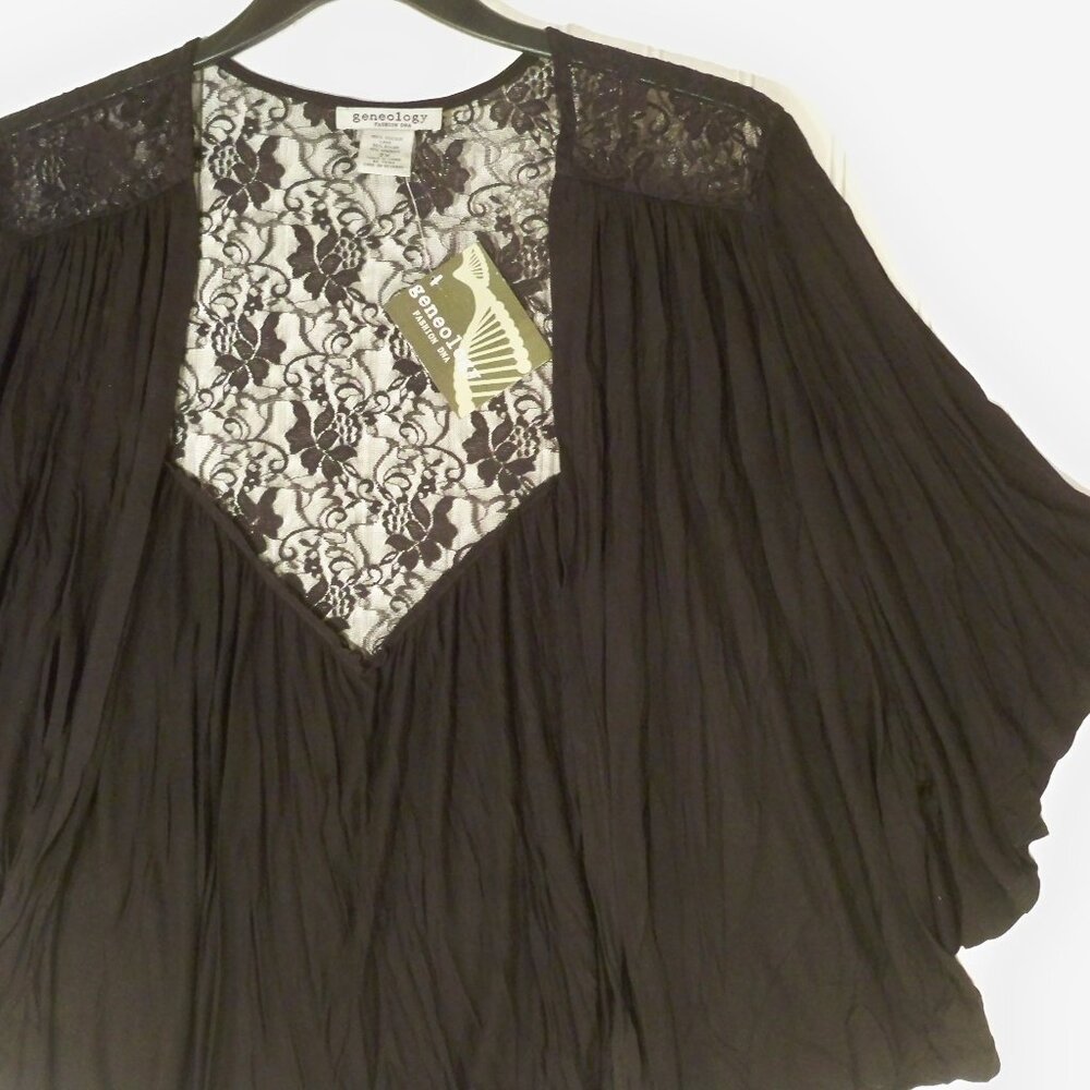 Geneology Fashion DNA, Black Lace 2X